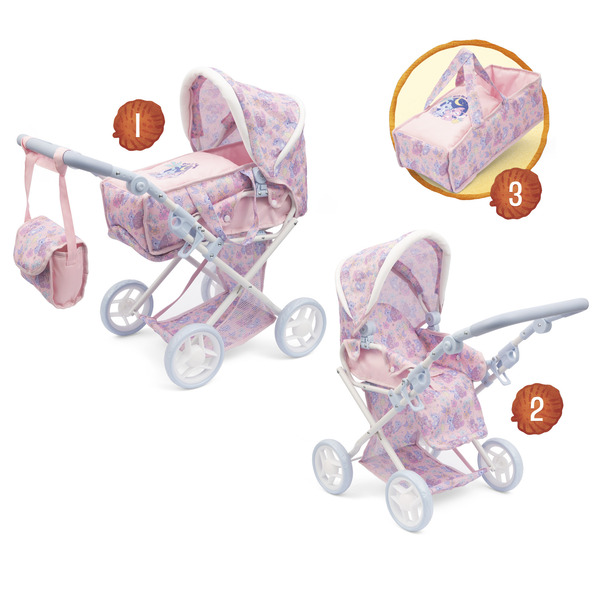 Landau pour poupon 3 en 1 Disney Stitch et Angel