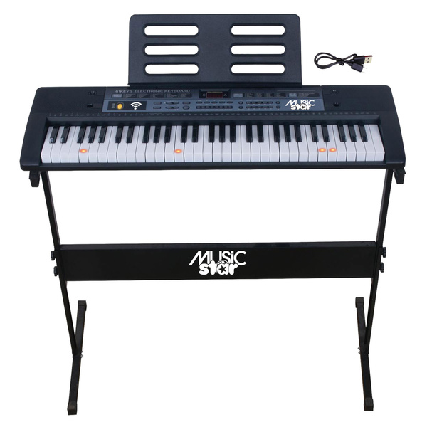 clavier électronique 61 touches sur pied