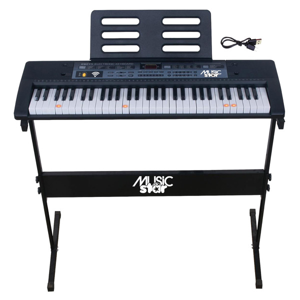 clavier électronique 61 touches sur pied