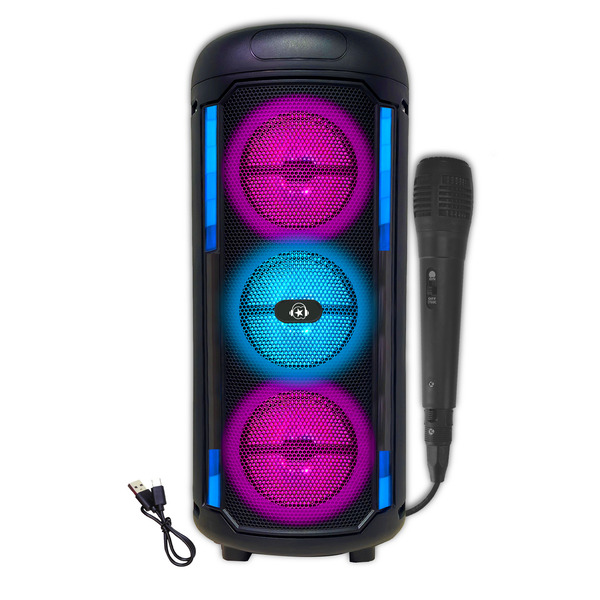 Enceinte bluetooth groove lumineuse