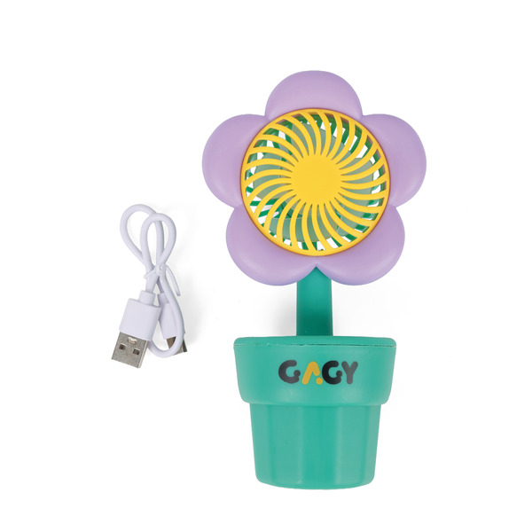 Ventilateur portable fleur