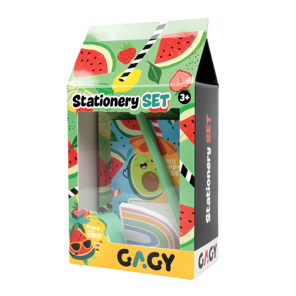 Set Papeterie Pastèque Tropicale