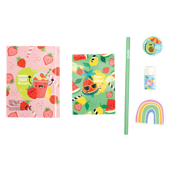 Set Papeterie Pastèque Tropicale
