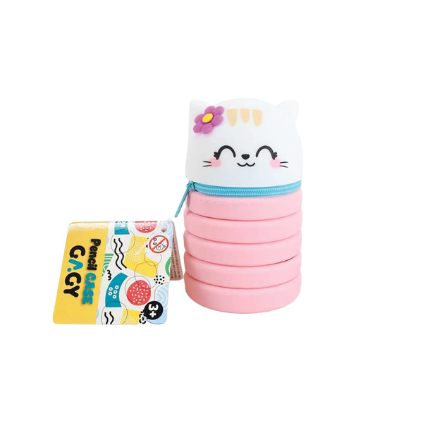 Trousse en silicone rétractable animaux