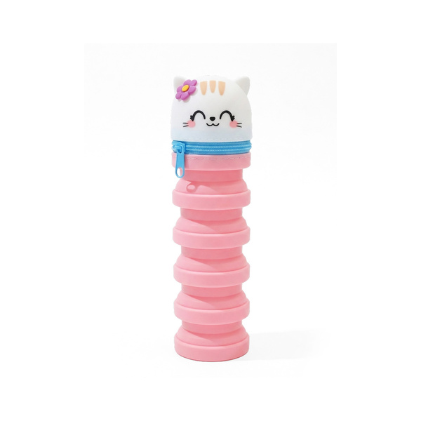 Trousse en silicone rétractable animaux