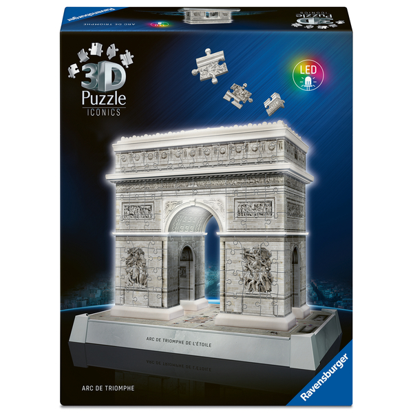 Puzzle 3D ICONICS - Arc de Triomphe illuminé