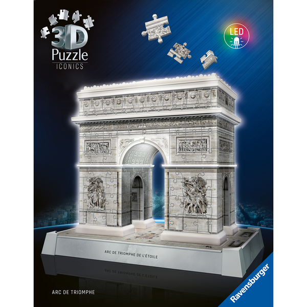 Puzzle 3D ICONICS - Arc de Triomphe illuminé