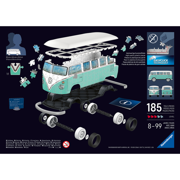 Puzzle 3D ICONICS - Combi T1 Volkswagen 