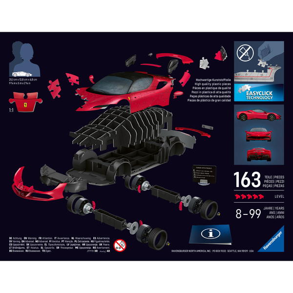 Puzzle 3D ICONICS - Porsche 911 GT3 Cup Salzburg