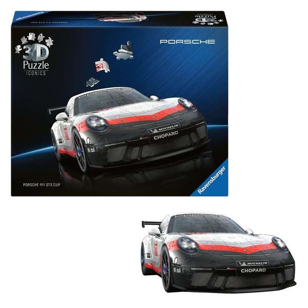 Puzzle 3D Iconics - Porsche 911 GT3 Cup