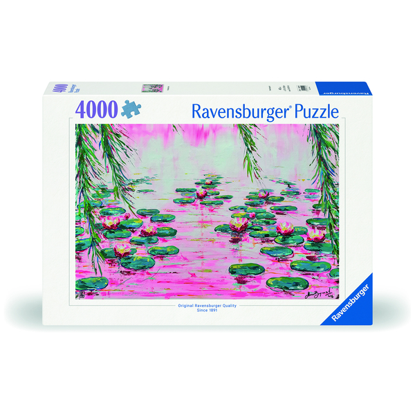 Puzzle 4000 pièces - Les nénuphars roses