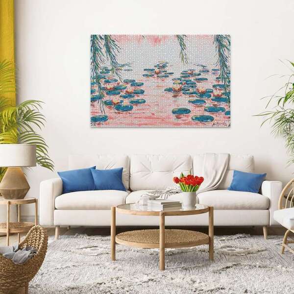 Puzzle 4000 pièces - Les nénuphars roses