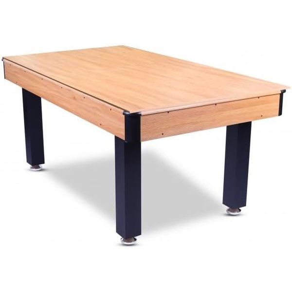Billard US Vegas 6ft convertible ping-pong - bois noir