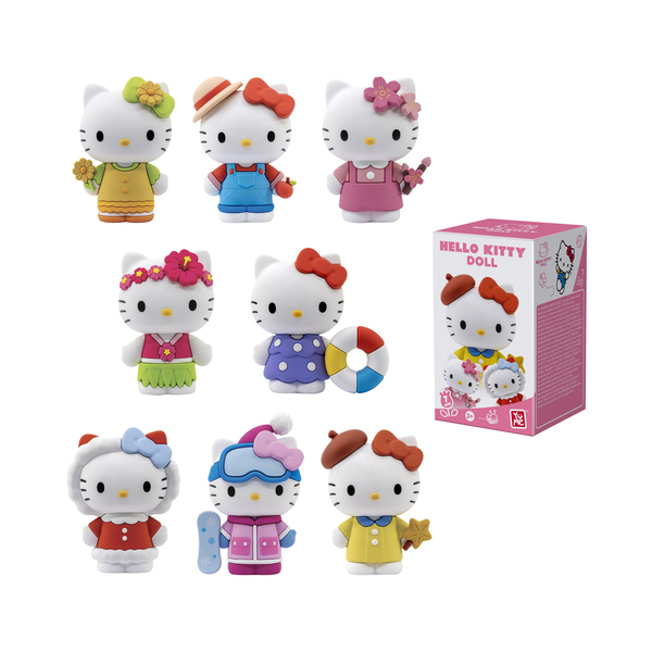 Figurine Hello Kitty 4 saisons 7cm (modèle aléatoire)