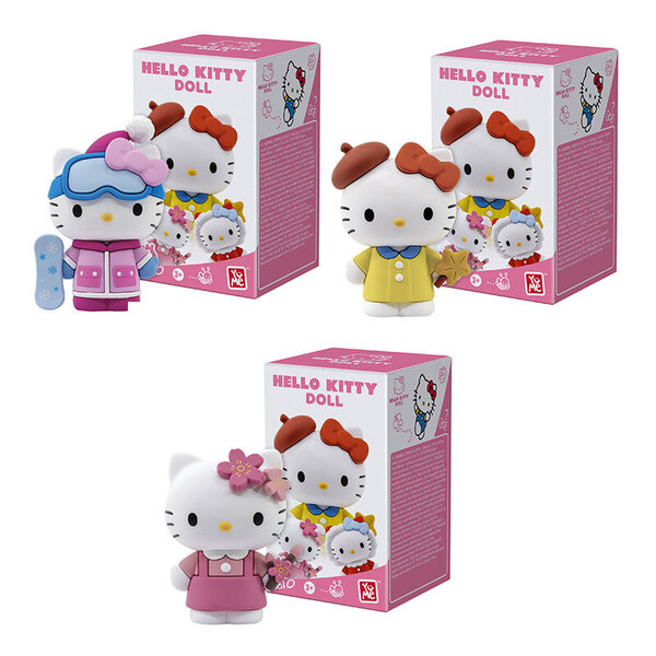 Figurine Hello Kitty 4 saisons 7cm (modèle aléatoire)