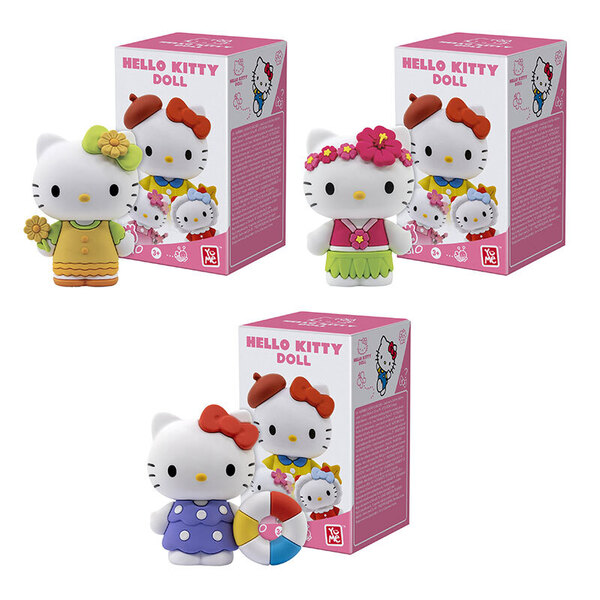 Figurine Hello Kitty 4 saisons 7cm (modèle aléatoire)