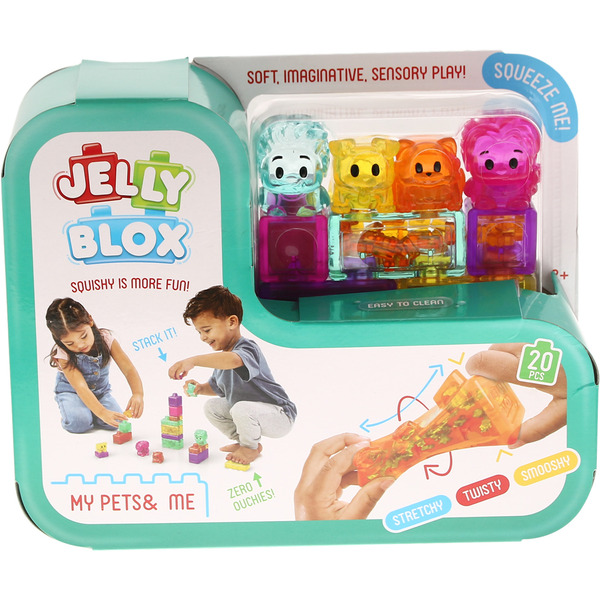 Jeu de construction Jelly Blox - Kit Mes animaux et moi 20 blocs