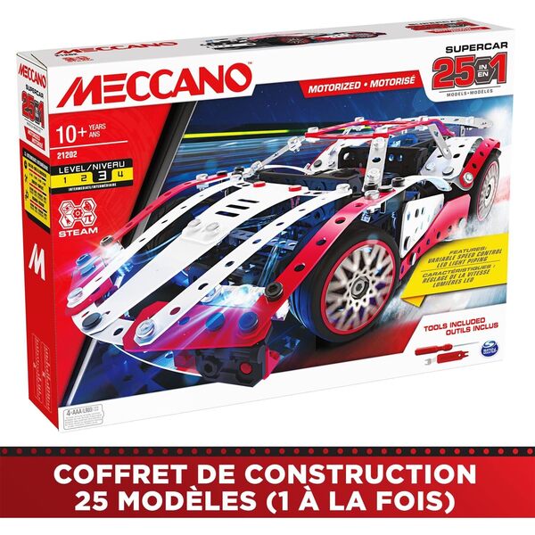 Meccano - Supercar 25 modèles motorisés