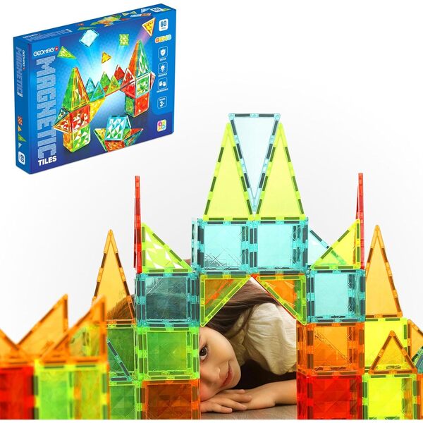 Geomag Gems – 60 Tuiles magnétiques