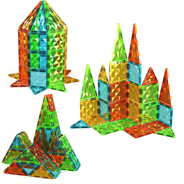 Geomag Gems – 60 Tuiles magnétiques
