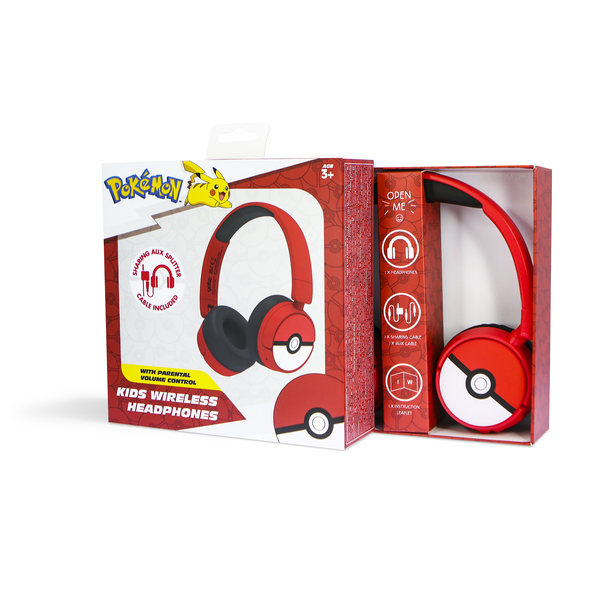 Casque Bluetooth Pokémon pokéball