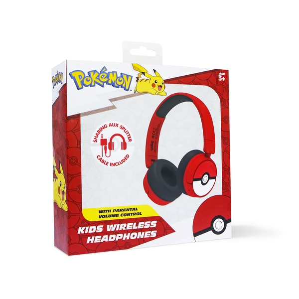 Casque Bluetooth Pokémon pokéball