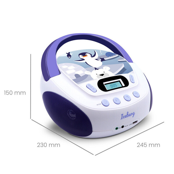 Lecteur CD MP3 Iceberg