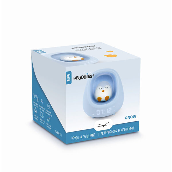 Réveil veilleuse Pingouin Snow