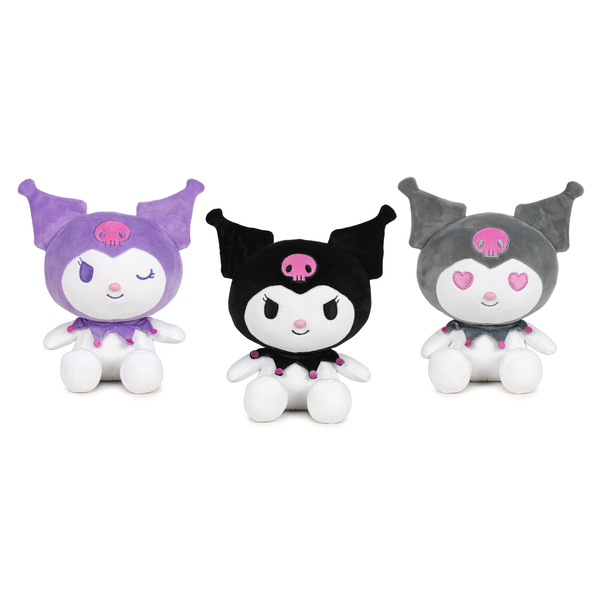 Peluche Kuromi Hello Kitty 16cm (modèle aléatoire)