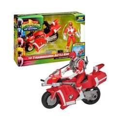 Moto Tyranosaure et figurine Power Rangers 15cm