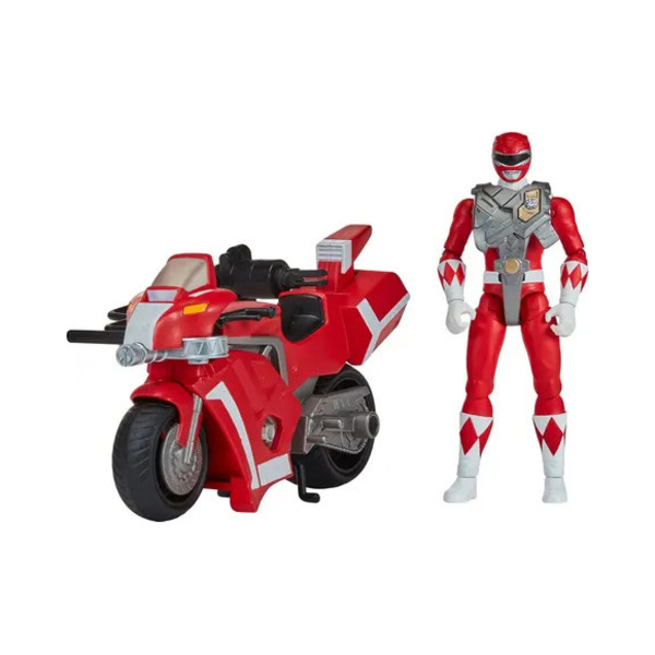 Moto Tyranosaure et figurine Power Rangers 15cm