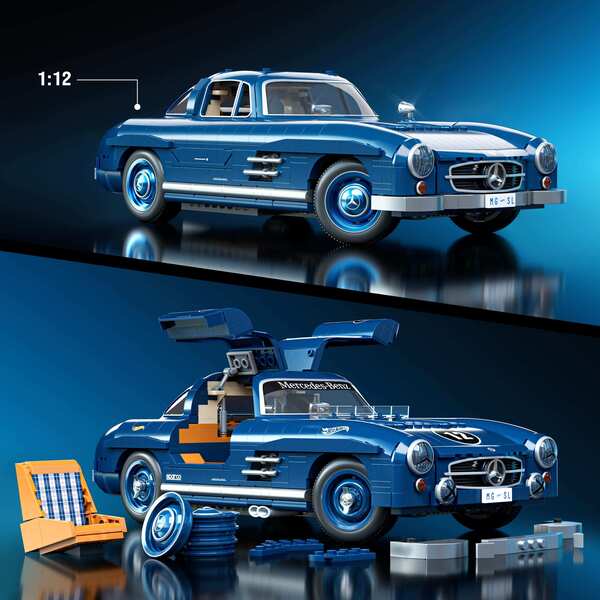 Coffret de Construction Mercedes-Benz 300 SL - Hot Wheels
