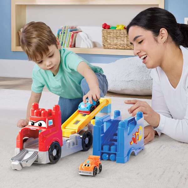 Mega Blocks - Camion Course Et Construction