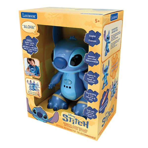 Robot télécommandé interactif bilingue Stitch