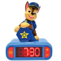 Réveil veilleuse Chase - Pat'Patrouille
