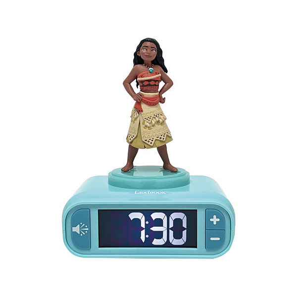 Réveil digital et veilleuse Vaiana - Disney princesses