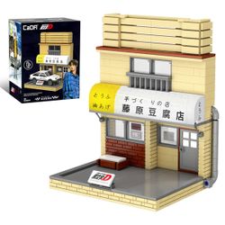 Set de construction CaDA – Fujiwara Tofu Shop Initial D (412 pièces)