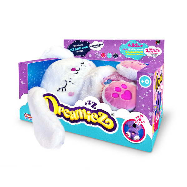 Peluche et veilleuse lapin dormeur - Dreamiez