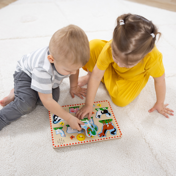 Puzzle sonore animaux de la ferme