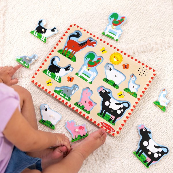 Puzzle sonore animaux de la ferme