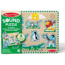 Puzzle sonore animaux du zoo