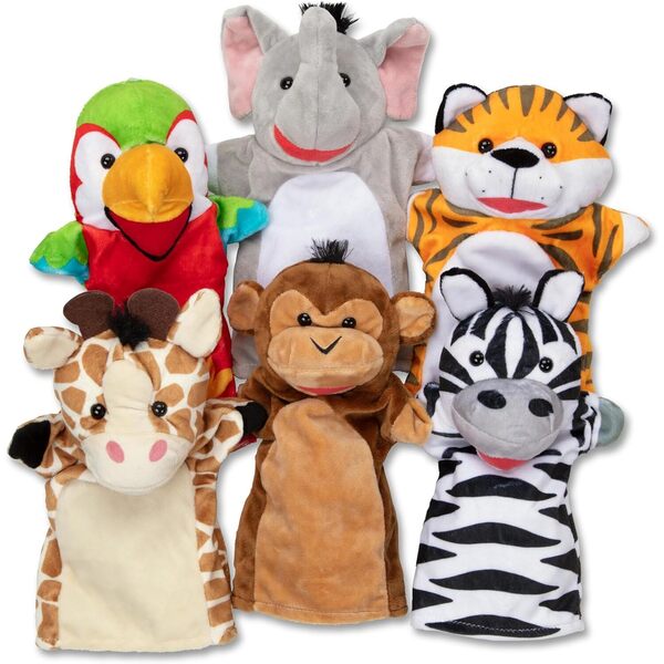 Coffret 6 Marionnettes Safari