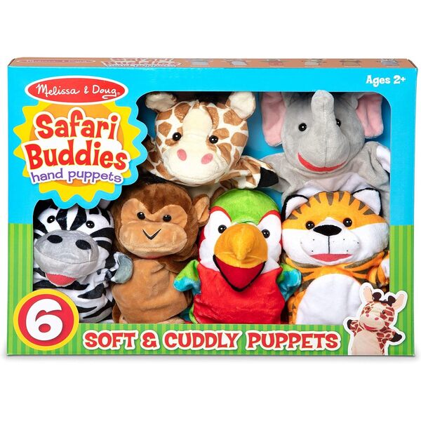 Coffret 6 Marionnettes Safari