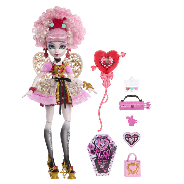 Monster High - Poupée Cupid Asteria Monstrueux Anniversaire