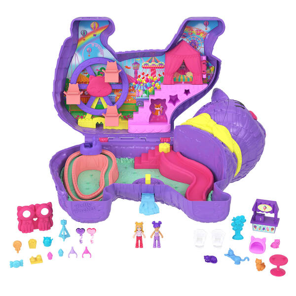 Polly Pocket - Coffret Piñata Chaton Festif avec accessoires 