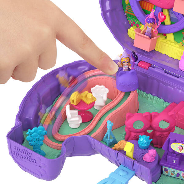 Polly Pocket - Coffret Piñata Chaton Festif avec accessoires 