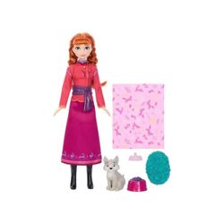 La Reine des Neiges - Poupée Anna et louveteau