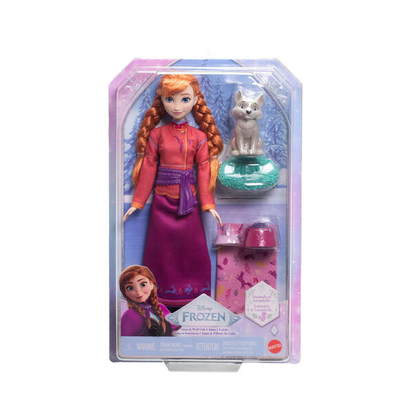 La Reine des Neiges - Poupée Anna et louveteau