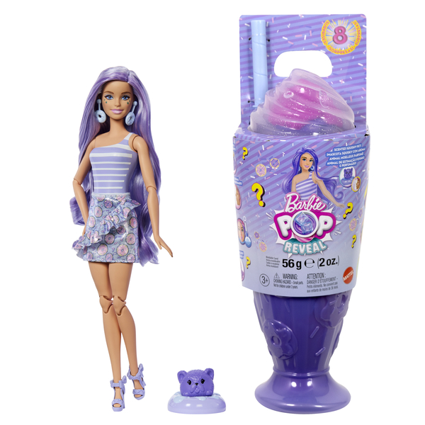 Barbie - Poupée Pop Reveal Gourmandises - Violet