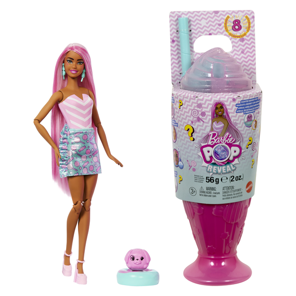 Barbie Pop Reveal – Poupée Gourmandise Rose